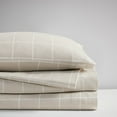 thumbnail image 2 of Beautyrest Cal King Size Sheet Set, 100% Cotton Flannel Oversized Bed Sheets with Deep Pocket, Beige, 2 of 5