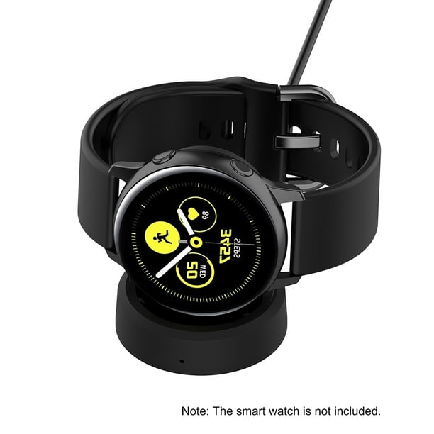 Compatible With Galaxy Watch Active Sm r500 With Usb Interface Charging Cable Smart Watch Anself Black