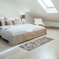 thumbnail image 3 of Ottomanson Non-Slip Hallway Runner Rug 20" x 59" Perfect for High Traffic Areas, Beige Lines, 3 of 8