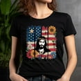 thumbnail image 5 of Jesus Patriotic Floral Shirt – One Nation Under God Christian USA Tee, Ash, 2XL, 5 of 6