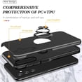 thumbnail image 7 of AIOVETEAB for Samsung Galaxy A15 5G Case,Silky Soft Touch Heavy Duty Protective Cover with Ring Holder Kickstand Magnetic Phone Case for Samsung Galaxy A15 5G 2024 (Black), 7 of 7