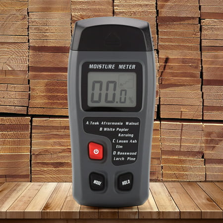 Ejoyous Digital LCD Wood Moisture Meter Humidity Tester Timber Damp Detector , Wood Moisture Detector, Wood Moisture