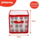 thumbnail image 3 of Caja de almacenamiento para bolas de Navidad (64 bolas): adornos, accesorios y decoraciones navideñas; resistentes y fáciles de montar, 3 of 4