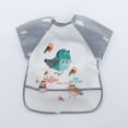 thumbnail image 4 of Babero de verano sin mangas, impermeable, antiadherente, para comer en verano, para bebés, ropa protectora, delantal para niños, babero, 4 of 6