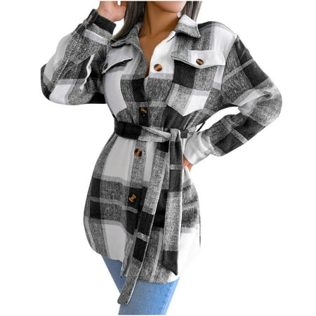 

Trench Coats for Women Fleece Jacket Women Women s Trendy Autumn Winter Casual Comfortable Long Sleeve Tops Jacket Outwear Tops Cardigan for Women on Sales Corduroy Jacket Women Black M