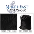 thumbnail image 3 of Housse UTV Noire de Luxe Convient jusqu'à 120 Po L avec Cage Roulante - Housse de Rangement en Polyester 190 T Résistante à l'Eau et aux Rayons du Soleil, Compatible avec Polaris Côte à Côte Ranger Gator Prowler Yamaha Prowler Rancher Foreman, 3 of 4