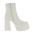 thumbnail image 2 of Steve Madden Womens Cobra Leather Platform Ankle Boots, 2 of 3