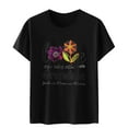 thumbnail image 4 of EQWLJWE Blessed To Be Called Mom And Grandma Shirt Cute Flower T-Shirt, 4 of 5