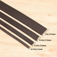 thumbnail image 6 of 3 Roll 25mm Wide Genuine Leather Strip Flat Leather Cord 2mm Thick Leather Strap Cowhide String Braiding Thread Rope, 6 of 9