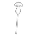 thumbnail image 1 of Globos de riego para plantas, globos de vidrio con riego automático, de riego automático, dispositivo de agua para jardín, bombillas de riego para interiores y exteriores Champiñón, 1 of 8