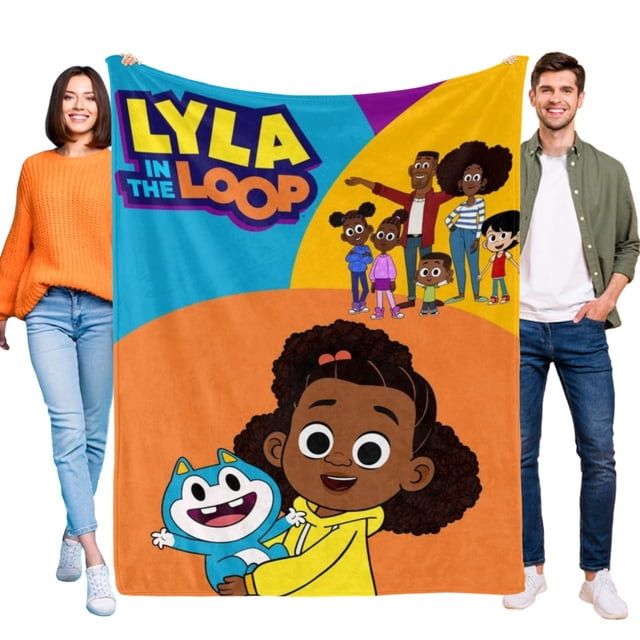 Lyla en el Circuito anti-pilling, suave, ligera, esponjosa y acogedora de lujo para hogar y cocina – Perfecta para niños y adultos,150X130cm