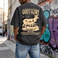 thumbnail image 5 of Christian Graphic T Shirts for Men Vintage Acid Wash Tshirt Oversized Short Sleeve Faith Shirts Casual Streetwear Summer Tops, 5 of 6