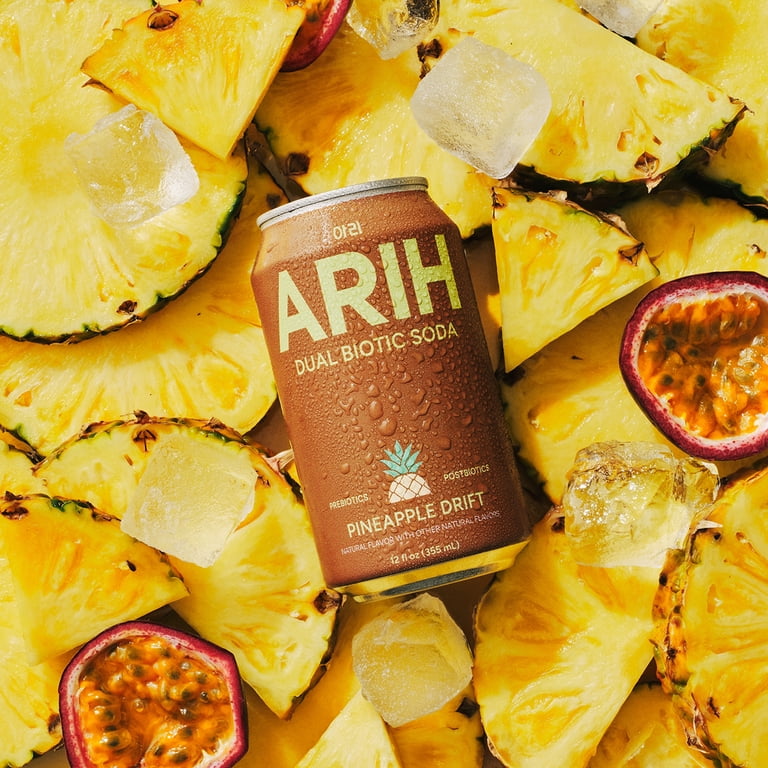 ARIH Dual Biotic Soda, Functional Prebiotic and Postbiotic Soda