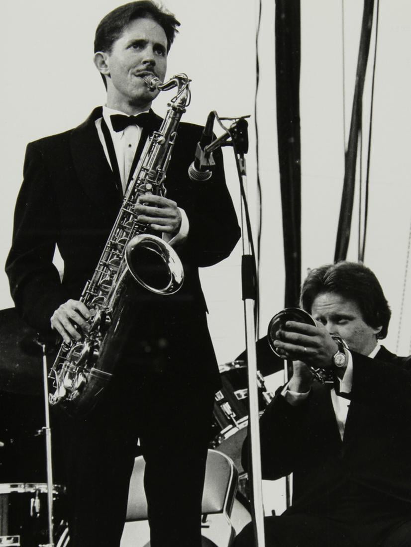 Scott Hamilton (Tenor Saxophone and Warren Vache (Trumpet) at Knebworth