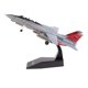 thumbnail image 1 of 1/100 Modelo de de Militar F-14 de EE. UU. con Soporte de Metal para Decoración Del Hogar Baoblaze Avión de aviación estática, 1 of 8