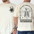 thumbnail image 4 of "Fatherhood Rocks" Skeleton Dad T-Shirt – Edgy & Humorous Tee for Dads, 4 of 6