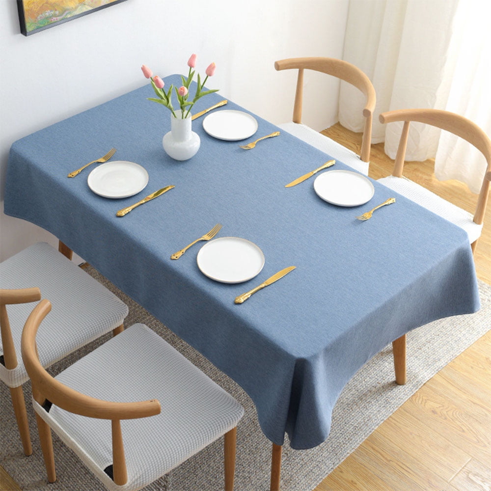 Tablecloth New Year Rectangle Tablecloths Tablecloth Decorative Table Cover for Picnic Banquet Party Kitchen Dining Room 