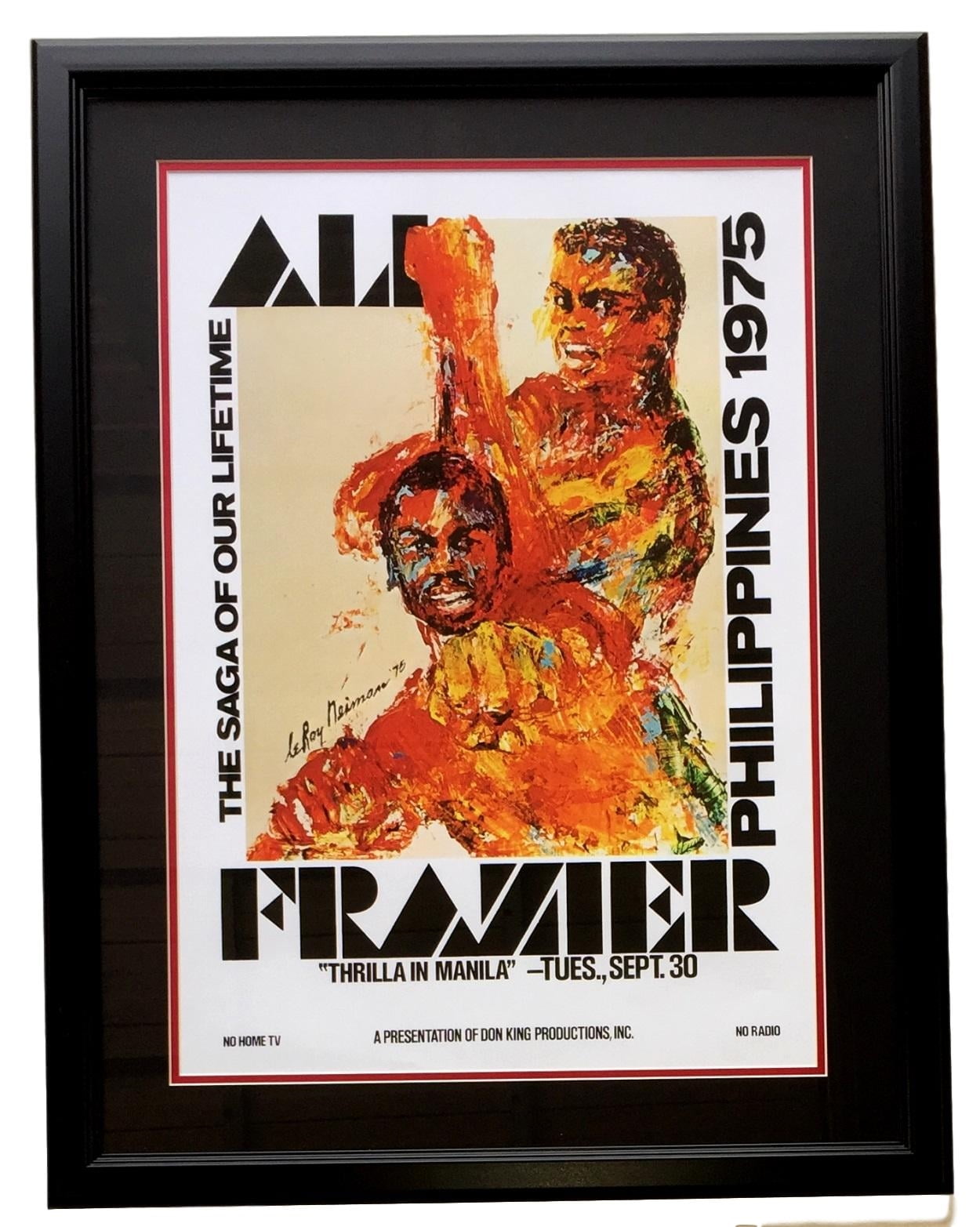 MUHAMMAD ALI JOE FRAZIER CANVAS PRINT PICTURE WALL ART HOME DECOR FREE DELIVERY