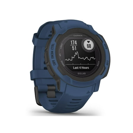 Garmin - Instinct 2 Solar 45 mm Smartwatch Fiber-reinforced Polymer - Tidal Blue