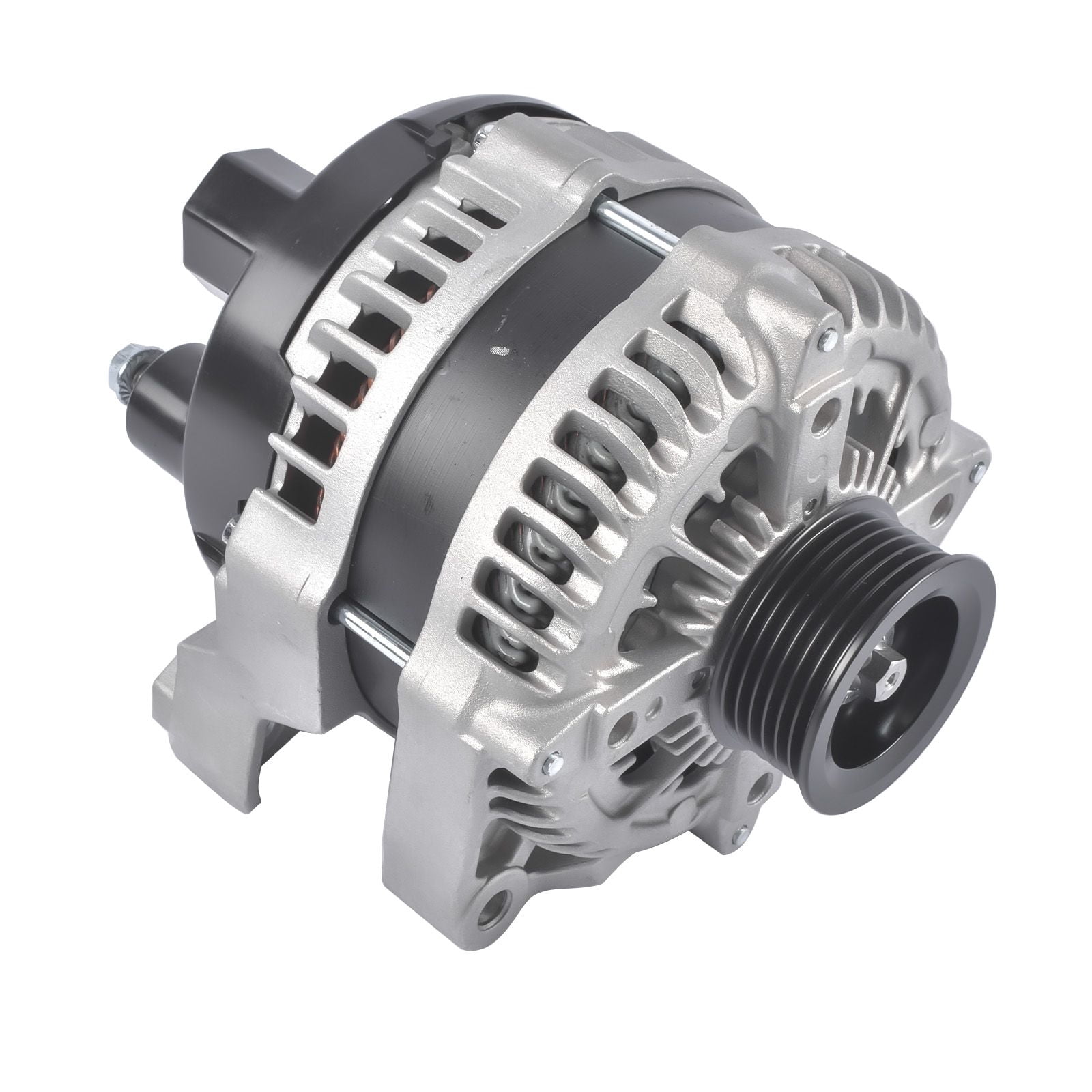 Buick/Cadillac/Chevy/GMC Alternator 3.6L V6 155A 12V CW 6-Groove - 13507126, 13520809, 44016, 42178