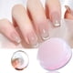 thumbnail image 1 of Nail Art Stamper, French Nails Jelly Cream Silicone Stamping Nail Polish Transfer Stamper, French Tips Manicure Tools Pink Soft Sticky Nail Stamper Fo, 1 of 1