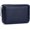 Dark Blue, variant on Card Wallet RFID Blocking Genuine Leather Multipurpose Zipper Card Holder Coins Pouches Unisex (Yellow)