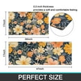thumbnail image 7 of Pioneer Flower Floral Print Pattern Kitchen Rugs Sets Of 2,Anti Fatigue Kitchen Mat Rugs Non Slip Washable,Decorative Kitchen Floor Mats for Kitchen,Sink,Laundry,17"x30"+17"x47", 7 of 7