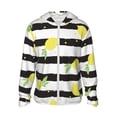 thumbnail image 1 of Lsque Lemon Pattern UPF 50+ Lightweight Sun Protection Men's Women's Long Sleeve Shirt, Hoodie Performance -XX-Large, 1 of 7