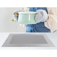 thumbnail image 5 of Unique Bargains Set of 8 Table Placemats Washable Wipeable Table Mat Silver Gray 18x12Inch, 5 of 7