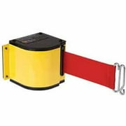 Lavi Industries 50-3016U-YL-18-RD Quick Mount Safety Barricade, 18 ft. Retractable Belt Extension - Yellow
