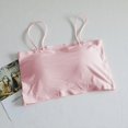 thumbnail image 1 of Top de tubo con tirantes para mujer, sujetador Sexy sin costuras de seda de hielo, camiseta sin mangas, camisola sin espalda, Top corto de verano, 1 of 4