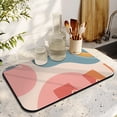 thumbnail image 3 of Boho Theme Absorbent Coffee Mat Perfect for Coffee Station and Kitchen Counter, 19.5x12in Diatom Mud with Cute Abstract Stones Design Coffee Mat Enhance Coffee Experience, 3 of 7