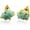 Amazonite, variant on Handmade Raw Gemstone Stud Earrings for Women 18K Gold Plated Amethyst Birthstone Earrings Natural Rough Gemstone Chakra Healing Crystal Earrings Spring Summer Fashion Jewelry[s9819]