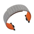 thumbnail image 6 of M Buder 2pcs Magnet Replacement Watch Straps Silicone Magnetic Closure Watch Strap for Mi Band 8 Pro Grey Orange, Adjustable Unisex Sport Wristband, Water-Resistant (8.7 inches / 22.1 cm) [cite: 20], 6 of 6