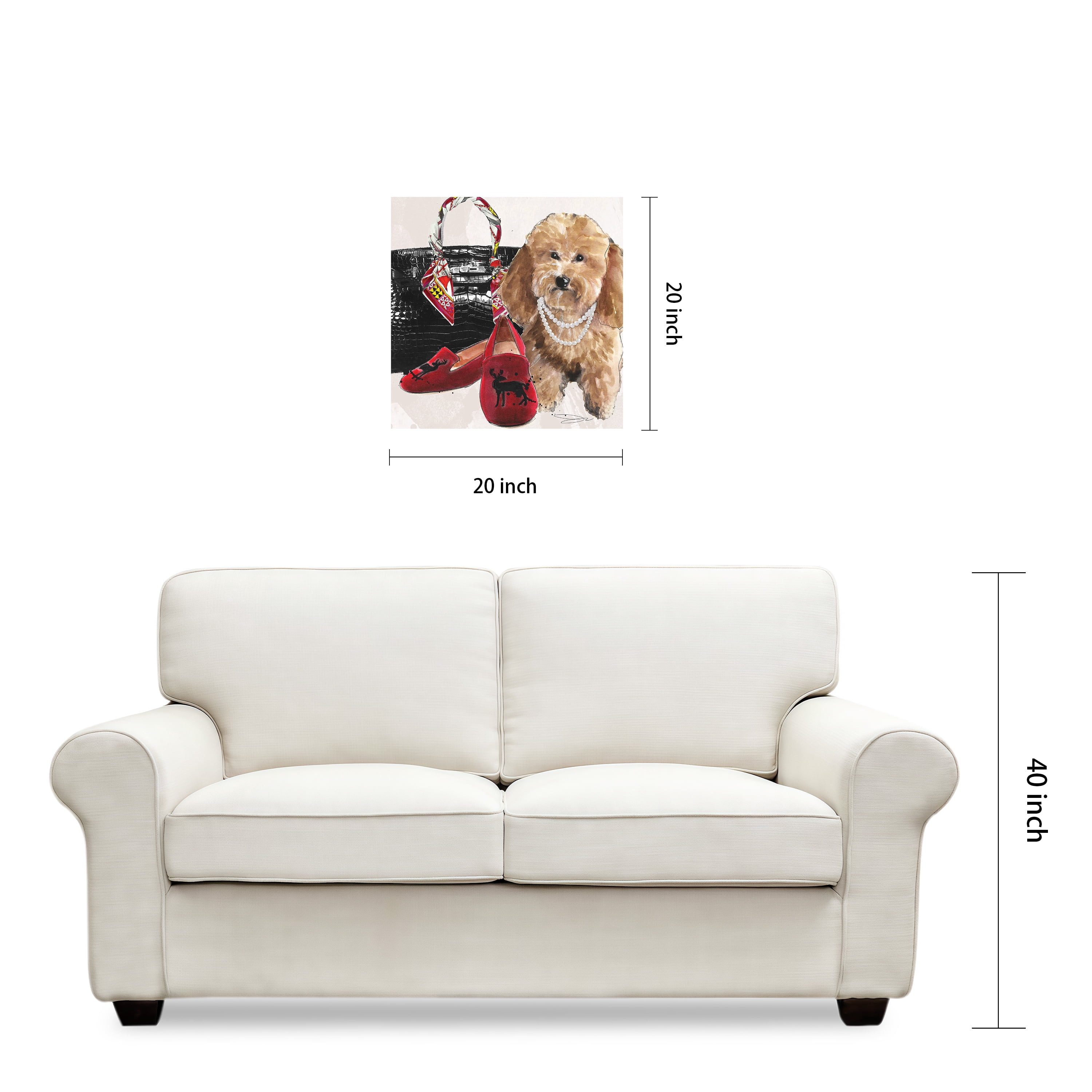 Empire Art Direct Take me too Frameless Free Floating Tempered Glass Panel Graphic Wall Art, 20" x 20" x 0.2", Ready to Hang