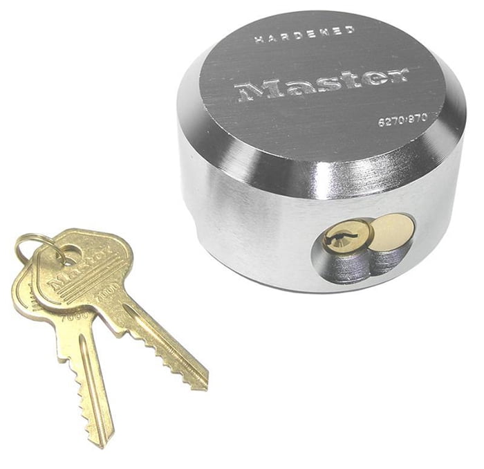 Master Lock Round Steel Padlock 27/8 In. Body Ka401K101