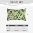 thumbnail image 4 of Susaid Cute Panda Bear In Greenery Forest Print Pillowcases Multiple Size, Pillow Cover Super Soft Envelope Closure Standard Pillow Case-16"x24", 4 of 6
