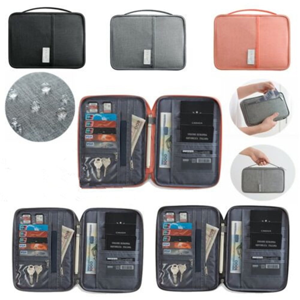 Gili Technology Tree Travel Passport /& Document Organizer Zipper Case