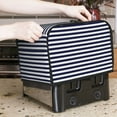 thumbnail image 7 of Honeii Navy Blue And White Stripes Print 2 slice Toaster Cover, Two Slice Toaster Dust-proof Cover For Kitchen Small Appliance and Fingerprint Protection, 7 of 7