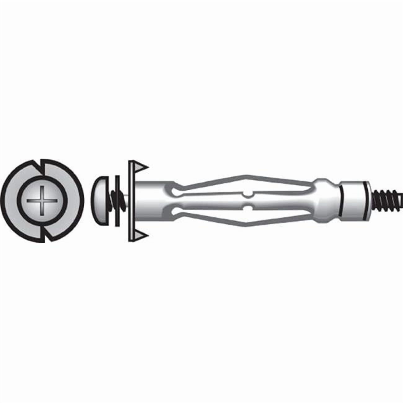 Hillman 370006 Plastic Pan Head Hollow Wall Anchor 1/8 Dia. x 1/8 Long L in.