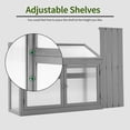 thumbnail image 4 of Mcombo 2-Tier Wooden Cold Frame Garden Greenhouse Raised Flower Planter Shelf Bed Protection 0160, 4 of 7