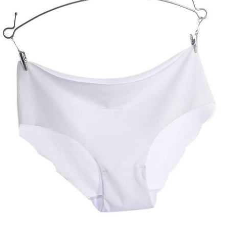 

TAIAOJING Womens Cotton Briefs Spandex KH Seamless Gas Crotch Thong L Underwear Panties
