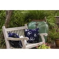 thumbnail image 3 of Simply Daisy 16" x 16" Eva Polyester Indoor/Outdoor Throw Pillow, Navy, 3 of 3