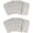Satin Nickel, variant on PETGLE Plain Bearing Door Hinge 6-Pack, 4 x 4 in. 5/8 in. Radius, White, Steel, Removable Pin, 189621