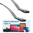 thumbnail image 2 of Zeiwohndc Quality USB C Flat Cable Soft Charging Cable 18W Data Syncing Extension Wire, 2 of 10
