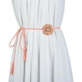 thumbnail image 2 of YooGuoGuo Women Braided Waist Belt Bohemian Woven Waist Rope Flower Tassels Waist Accessories for Dress, 2 of 6