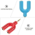 thumbnail image 4 of Shisuyan 6pcs U Shape 3.5mm Headphone Adapter Y Splitter 1 To 2 Headphone Splitter, 4 of 8