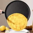 thumbnail image 2 of Cast Iron Skillet with Handle, Durable and Non-Stick Cookware, 8.27/9.45/10.63 Inch Flat Pan for Pancakes, Eggs and Crepes, Ideal for Induction, Gas, Campfire, Breakfast, Grilling, 2 of 8