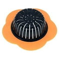 thumbnail image 2 of 2 Pack - 4.5" Basket - Silicone Kitchen Sink Drain Strainer Large Basket Food Catcher,Red & Orange, 2 of 7