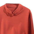 thumbnail image 4 of Yuyuzo Hauts de Pyjama pour Femmes Doublés en Molleton Col Roulé Couche de Base sous-Vêtements Thermiques en Molleton, 4 of 5